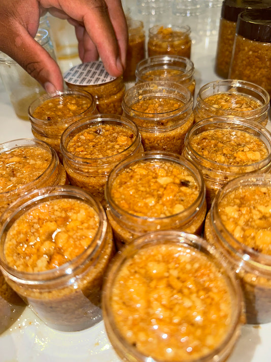 Dulce de leche cortada