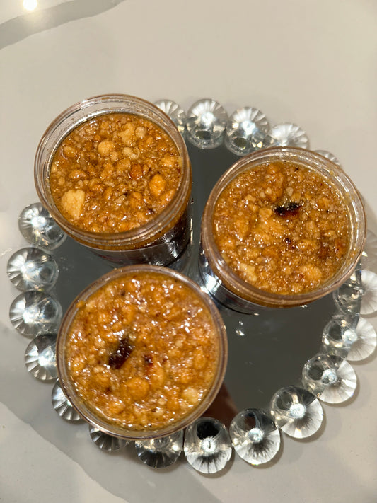 Dulce de leche cortada